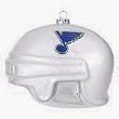 St. Louis Blues 3" Collegiate Glass Football Helmet Holiday Ornament - NHL Hockey