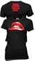 Rocky Horror Picture Show Lips Juniors Black Tee T-Shirt, Medium