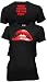 Rocky Horror Picture Show Lips Juniors Black Tee T-Shirt, Large