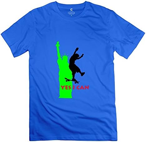 VES I CAN LONGBOARDING Men's Tshirt Tee S,RoyalBlue