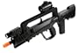 Soft Air Famas Tactical Rifle/Red Dot Scope/Silencer/Light, Black