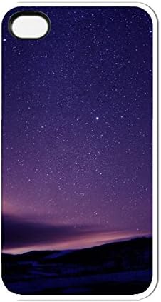iphone 4/4s case -A shot of the night sky looking south-southeast from Lake Granby in Grand County, Colorado. The bright star in the middle is Sirius -Slim Smooth PC Hard Case Cover foriphone 4/4s