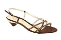 Unze Casual Sandals - L14221-Brown-7.0
