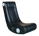 Soundsessel Musik Hocker Musik Sessel Musik Chair mit 2.0 Sound, schwarz