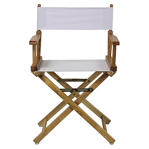 Casual Home18" Director's Chair Natural Frame with Grey Canvas