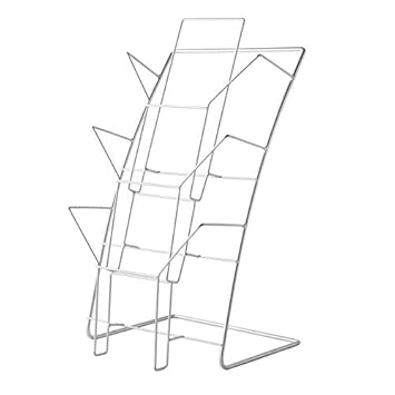 【クリックでお店のこの商品のページへ】卓上スチールカタログスタンド A4 三段 / RFCST-A4-3 パンフレットスタンド パンフレットラック カタログ収納 カタログ立て パンフレット置き チラシスタンド： 文房具・オフィス用品