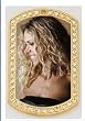Custom Dogtag Photo Pendant Created From Your Favorite Photo (large 1.75"x2.75")*Gold Cubic*