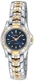 Seiko #SXGN50 Women's Two Tone Blue Dial Watch