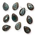 Blue Kyanite Teardrop Flat Briolettes 8 X 10mm (10 Beads)