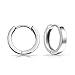 Bling Jewelry Classic 925 Sterling Silver Huggie Hoop Earrings