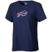 Buffalo Bills T Shirt : Reebok Buffalo Bills Ladies Navy Blue Logo Premier T Shirt
