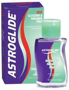 Astroglide Glycerin & Paraben Free Personal Lubricant, 2.5-Ounce Bottles (Pack of 2)