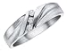 Diamond Men's Ring 1/7 Carat (ctw) in White Gold