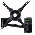 VideoSecu ML60Bkit TV LCD Wall Mount for most 15" to 37" LCD TV and Display with 18" Extending Full Motion Arm (Black) W38