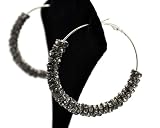Basketball Wives POParazzi Ring Earrings SJE5008 HE 64mm