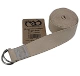 Yoga-Mad Organic Cotton Yoga Belt Natural