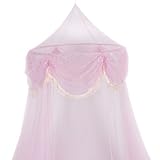 Pink Princess Bed Canopy Mosquito Net Bed Netting