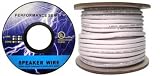 Cable Wholesale 16/4 (16AWG 4C) 65 Strand/0.16mm Speaker Cable, CM / Inwall Rated, Oxygen-Free, White, 100 ft, Spool