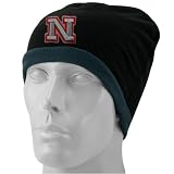 Top of the World Nebraska Cornhuskers Black Peaks Fleece Beanie