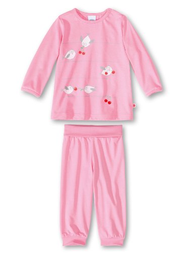 Sanetta Baby - M&auml;dchen Schlafanzug (Zweiteiler), Tierdruck 220786, Gr. 80, Rosa (3092) Preisvergleich