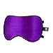 Allstarry Pure Silk Sleep Eye Mask for Travel, Shift Work, Meditation - One Size & Unisex, Purple