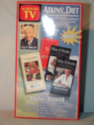 Atkins Diet 2 VHS Video Set New Personalized Weight Loss for