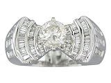 EGL CERTIFIED 1.64CTW TILTED ROUND DIAMOND RING