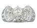 EGL CERTIFIED 1.64CTW TILTED ROUND DIAMOND RING