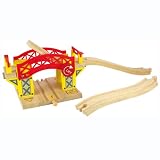 Complete Wooden Train Railway System - Lifting Bridge (Compatible with leading wooden rail systems) - Wooden Toy