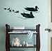 Vinyl Wall Art Decal Sticker Swimming Ducks Bird
