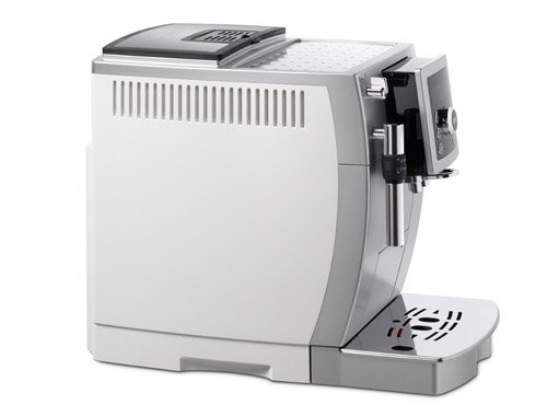 DeLonghi ECAM 23420 SW Kaffeevollautomat Cappuccino mit spezieller Cappuccino Aufschäumdüse, silber weiss