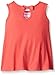 Gerber Graduates Little Girls' Toddler Sleeveless Swing Top with Rosettes, Coral Stripe, 3T