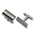 Brushed Titanium Cuff Links