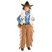 Olivia Hope in White Fleece Vest Western Riding Outfit