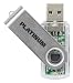 Produkt-Bild: Platinum Twister 8 GB USB-Stick USB 2.0 transparent