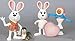 Peter Cottontail Rankin / Bass Peter and Donna Set of 2 Action Figures
