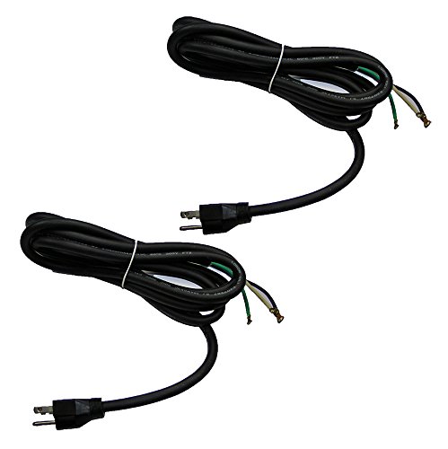 Skil HD77 / Bosch 1677M Circular Saw Replacement 14g 3 Wire 8 ft Power Cord # 1619X01570 (2 PACK)