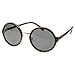 zeroUV - Vintage Inspired Classic Round Circle Sunglasses w/ Metal Bridge