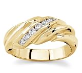 18k Yellow Gold Diamond Ring (G/VS2, 1/3 ct. tw.)