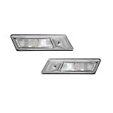 92-98 BMW E36 Side Marker Lights (No Convertibles) - Chrome - 1 Pair (Driver and... by Onestopshops