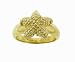 14K Yellow Gold Designer Starfish Ring