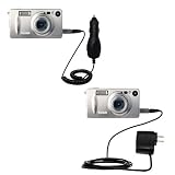 Essential Kit for the Kodak LS443 - includes Car and Wall Charger with Rapid Charge Technology - Gomadic Brand w/ TipExchange Technology