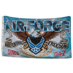 US American Military Defending Freedom Proud Hanging Flag Air Force