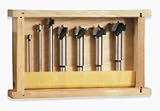 Forstner Bit Set, 1/4-1 Inch - 7 Piece