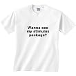 Wanna see my stimulus package? Graphic t-shirt