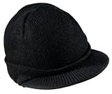 NEW District Threads - Knit Hat with Bill Black-OSFA