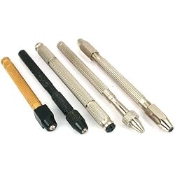 5 Watchmakers Pin Vises Clock Watch Repair Hand Tools
