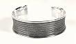 STERLING SILVER BANGLE BRACELET 60mm x 50mm x 20mm
