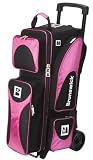 Brunswick Flash 3 Ball Roller Black/Pink