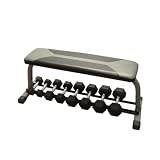 Valor DA-1 Flat Bench with Dumbbell Rack